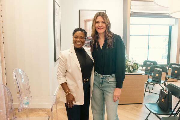 Arianne Bellizaire and Betsey Hazard