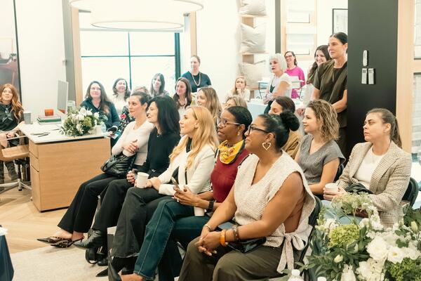 Guests enjoyed learning how each panelist had a different way of running their design business