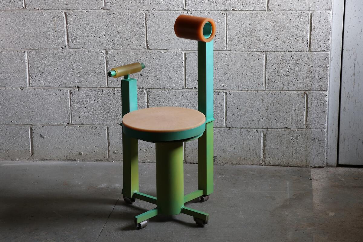 This Baltimore metalworker crafts functional furniture with an element of surprise