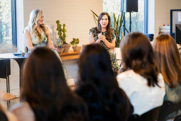 Heather Fujikawa and Kaitlin Petersen