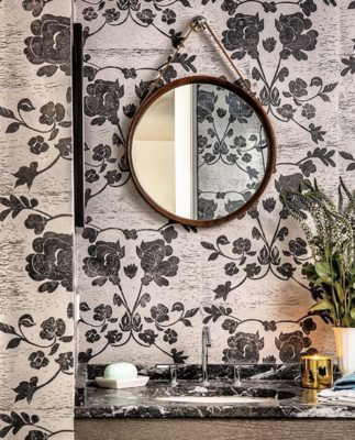 Paper Mills Pablo wallcovering in Study One